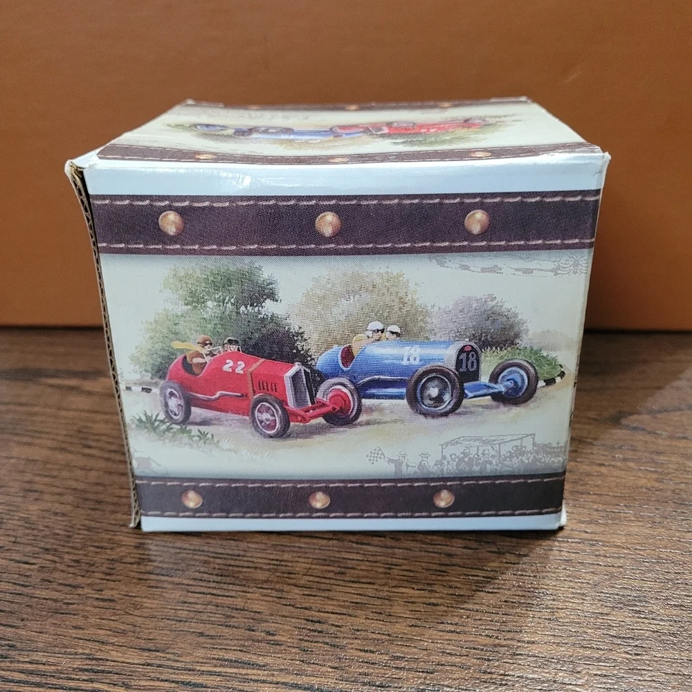 2005 Burton & Burton Collectible Porcelain Coffee Cup Mug Open Road Antique NEW